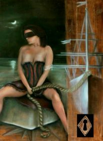 Silence auf Leinwand